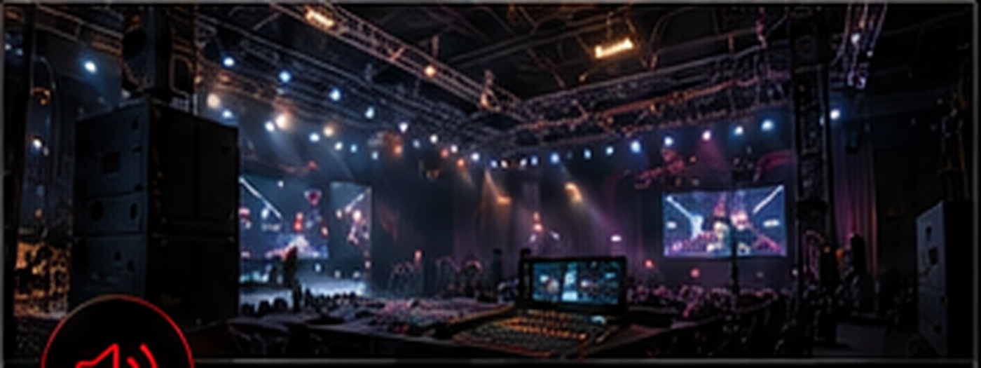 Illustrative A/V support and live production environment